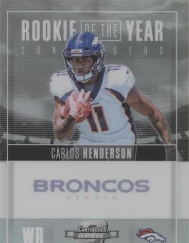 2017 Panini Contenders Optic Carlos Henderson #ROY-26