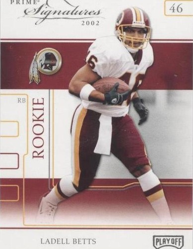 2002 Playoff Prime Signatures Ladell Betts #79