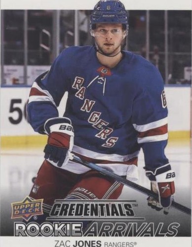 2021-22 Upper Deck Credentials - Zac Jones #RA-26