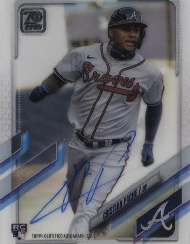2021 Topps Clearly Authentic Autographs - Cristian Pache #CAA-CP