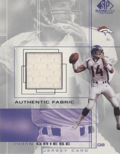 2001 SP Game Used Edition Brian Griese #BG