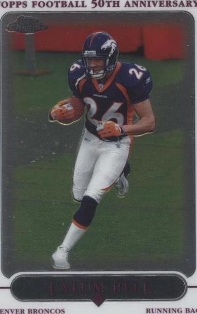 2005 Topps Chrome Tatum Bell #114