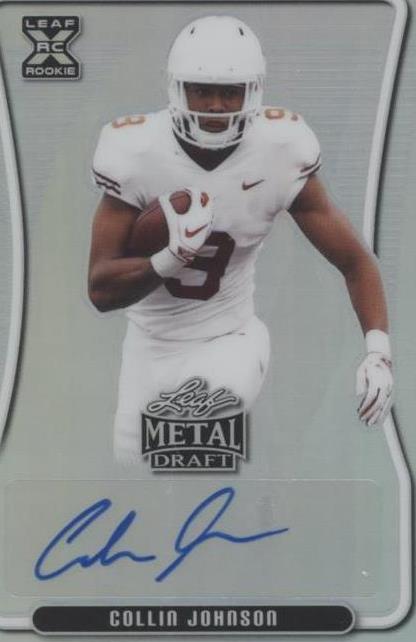 2020 Leaf Metal Draft Collin Johnson #BA-CJ1