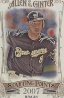 2015 Topps Allen & Ginter's - Ryan Braun #SP-46