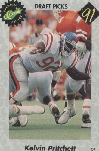 1991 Classic Draft Picks Kelvin Pritchett #18