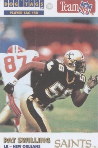 1992 Dog Tags Pat Swilling #58