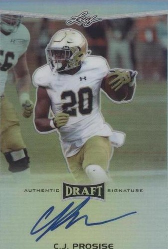 2016 Leaf Metal Draft C.J. Prosise #BA-CJP