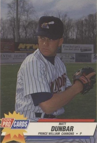 1993 Fleer ProCards Minor League - Matt Dunbar #649