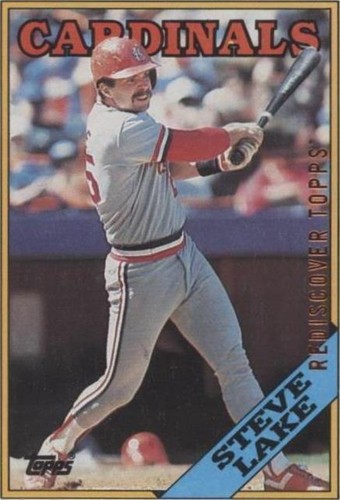 2017 topps rediscover buyback card 1988 208 steve lake