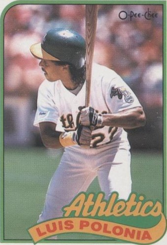 1989 O-Pee-Chee - Luis Polonia #386