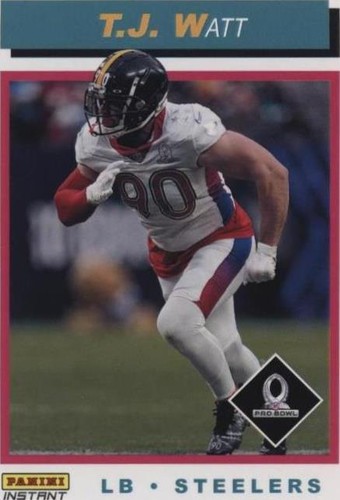 2021 Panini Instant NFL T.J. Watt #PB15