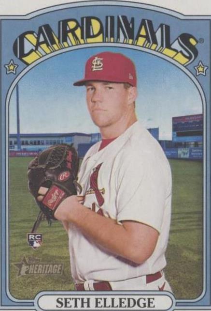 2021 Topps Heritage High Number - Seth Elledge #549
