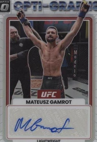 2023 Panini Donruss Optic UFC - Mateusz Gamrot #OG-MZG