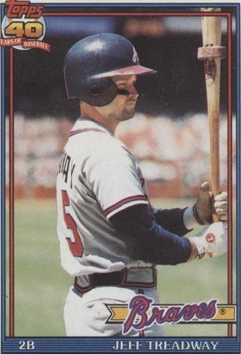 1991 Topps - Jeff Treadway #139