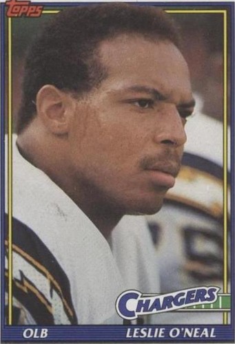1991 Topps Leslie O'Neal #429