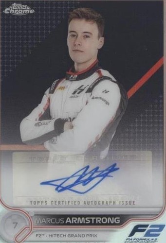 2022 Topps Chrome Formula 1 - Marcus Armstrong #CAC-MA