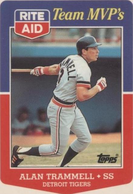 1988 Topps Rite Aid Team MVP's - Alan Trammell #18