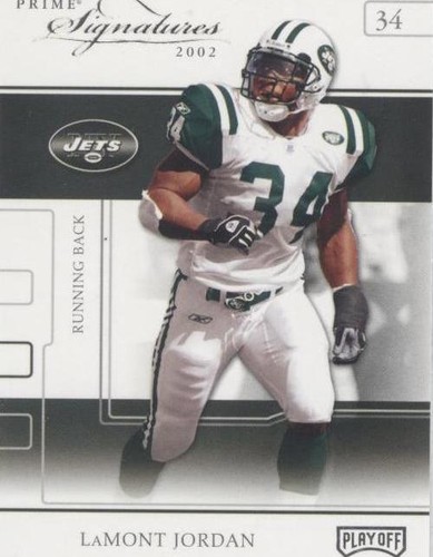 2002 Playoff Prime Signatures LaMont Jordan #22