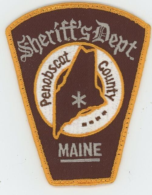 MAINE ME PENOBSCOT COUNTY SHERIFF NICE SHOULDER PATCH POLICE