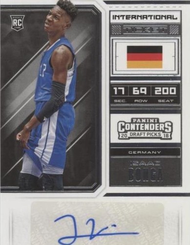 2018 Panini Contenders Draft Picks - Isaac Bonga #130