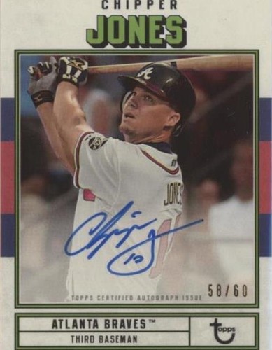2022 Topps Brooklyn Collection - Chipper Jones #AC-CJ