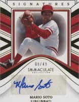2023 Panini Immaculate Collection - Mario Soto #IS-MS