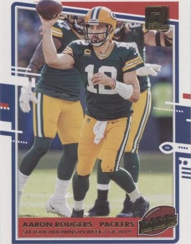 2020 Panini Donruss Aaron Rodgers #H-AR