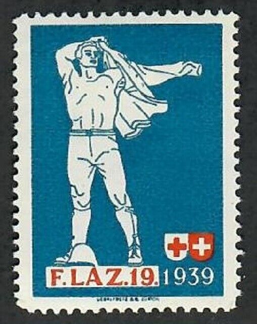 Switzerland Soldier stamp: Medical Unit, SAN #100: F.LAZ 19 - sw4.56