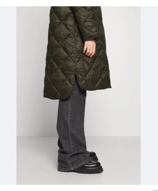 BARBOUR BARBOUR SANDYFORD QUILTED LONGLINE COAT MSRP$480 WARM + ATTRACTIVE + PRACTICAL