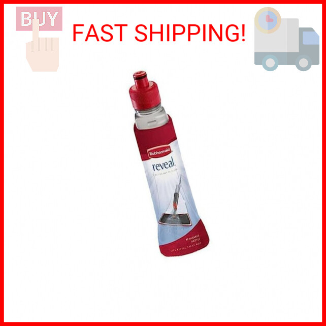 Rubbermaid Reveal Spray Mop Replacement Bottle, Leak Free, Refillable Bottle for