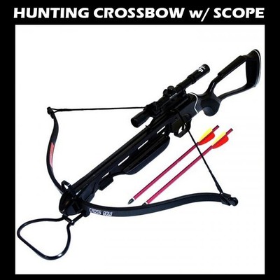 120 Pound Draw Wood Camo Recurve Crossbow w// 2 BoltsArchery Hunting Cross Bow