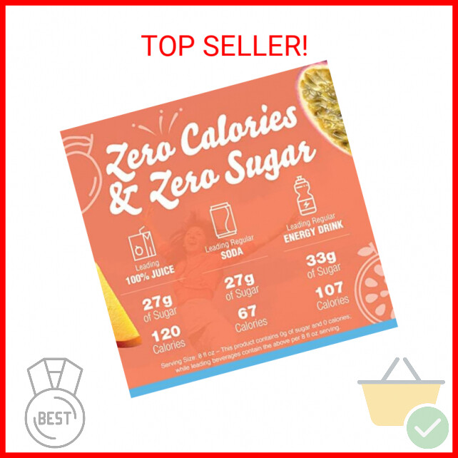 Crystal Light Sugar-Free Zero Calorie Liquid Water Enhancer - Mango Passionfruit