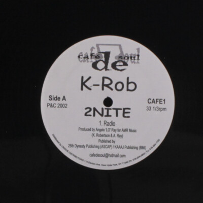 K-ROB: 2nite Cafe De Soul 12'' Single 33 RPM