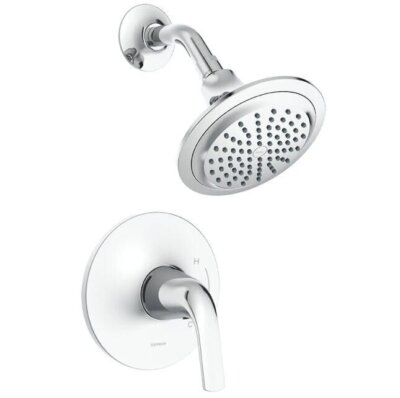 Danze GERBER Lemora 2 GPM Shower Head & Valve Trim Set D502534TC - Chrome
