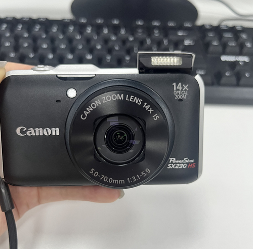 Canon PowerShot SX230 HS 12.1 MP 14x Zoom Digital Camera Black 100