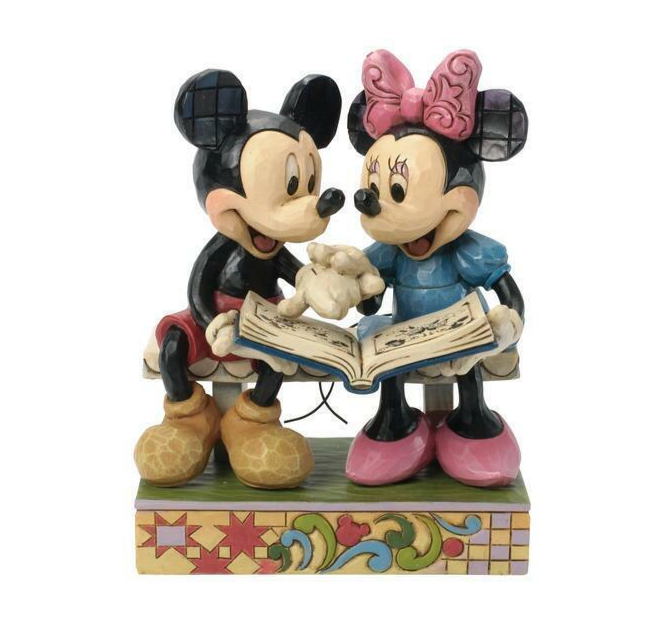 Jimshore DisneyTradition ミッキー ミニー Disney Jim Shore Mickey Minnie Mouse Figurine Sharing