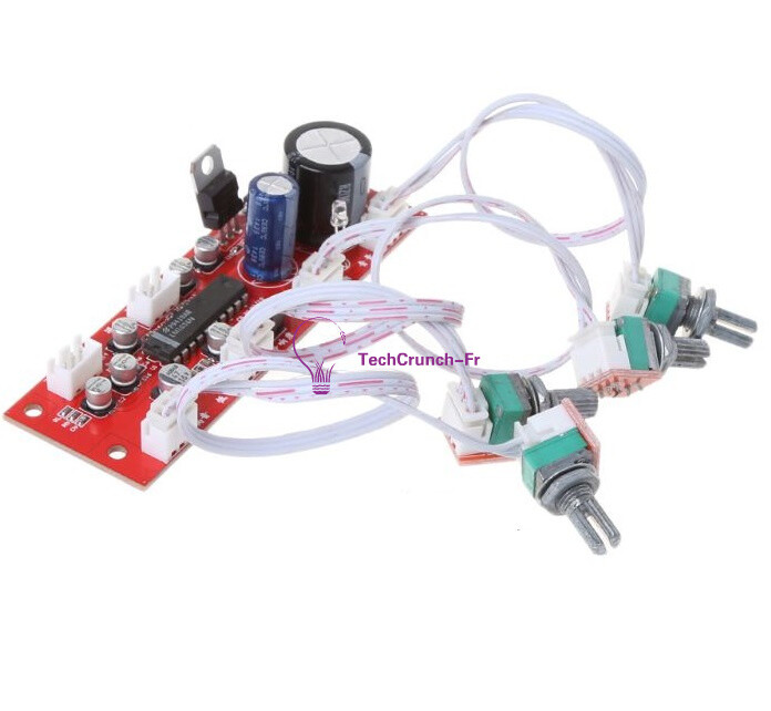 New Lm1036 Hifi Preamp Tone Board Bass Treble Volume Control Pre-Amplifier Board