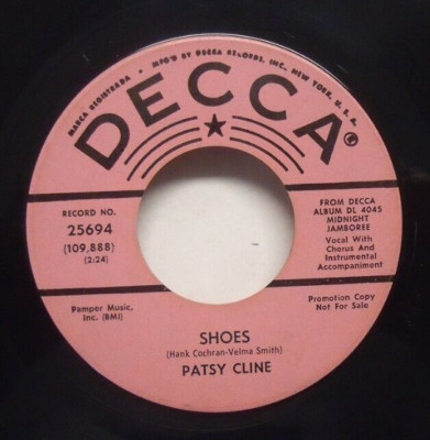 Patsy Cline - Shoes - 1966 Country Promo 45