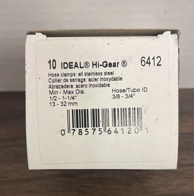 Idl-6412 Ideal Hose Clamp (qty-10)