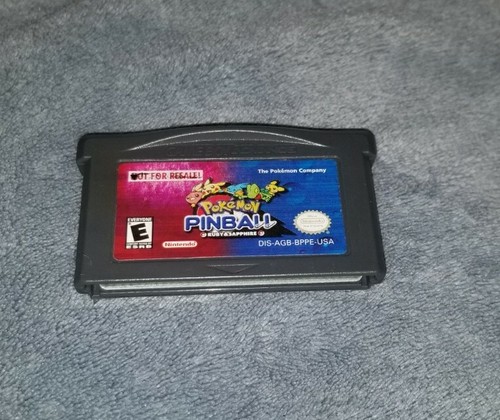 Pokemon Pinball: Ruby & Sapphire NFR Game Boy Advance GBA Pokemon Pinball: Ruby & Sapphire NFR Game Boy Advance GBA