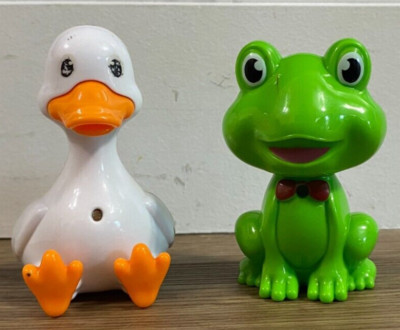Chirping Duck and Frog Farm Animal Indoor Decor Motion Activated Sound UNTESTED