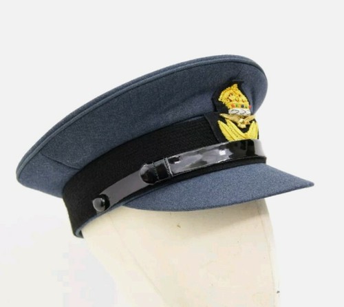 British Royal Air Force RAF Officers Peak Cap With Badge
