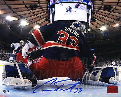 Cam Talbot New York Rangers Signed Autographed Net Cam Action 8x10