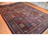 Antique Persian Carpet Rug Mashad 406x624 cm signed