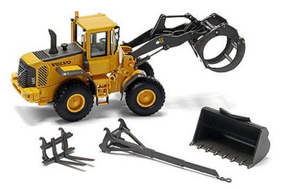 Motorart 1:50 VOLVO LOADER L60E w/ATTACHEMENTS MO-13093