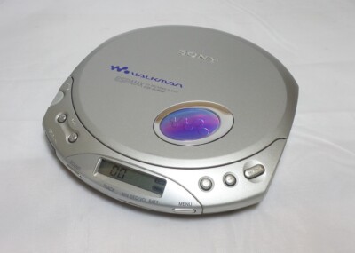 Sony DE351 Silver CD Walkman Portable CD Player - Silver (D