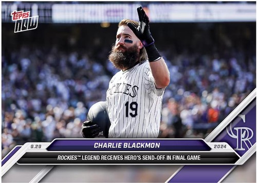 2024 Topps Now - Charlie Blackmon #774
