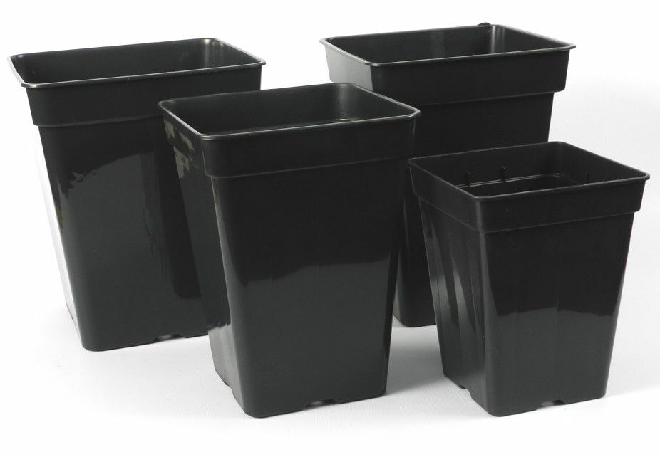 Vierkant-topf 3 -11 L liter 4-Kant Topf viereckig Blumentopf mit Untersetzer