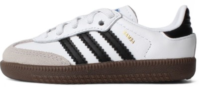 Кроссовки для малышей Adidas Samba OG EL I FTWWHT/C ЧЕРНЫЙ/GUM5 (IE3679) - 5