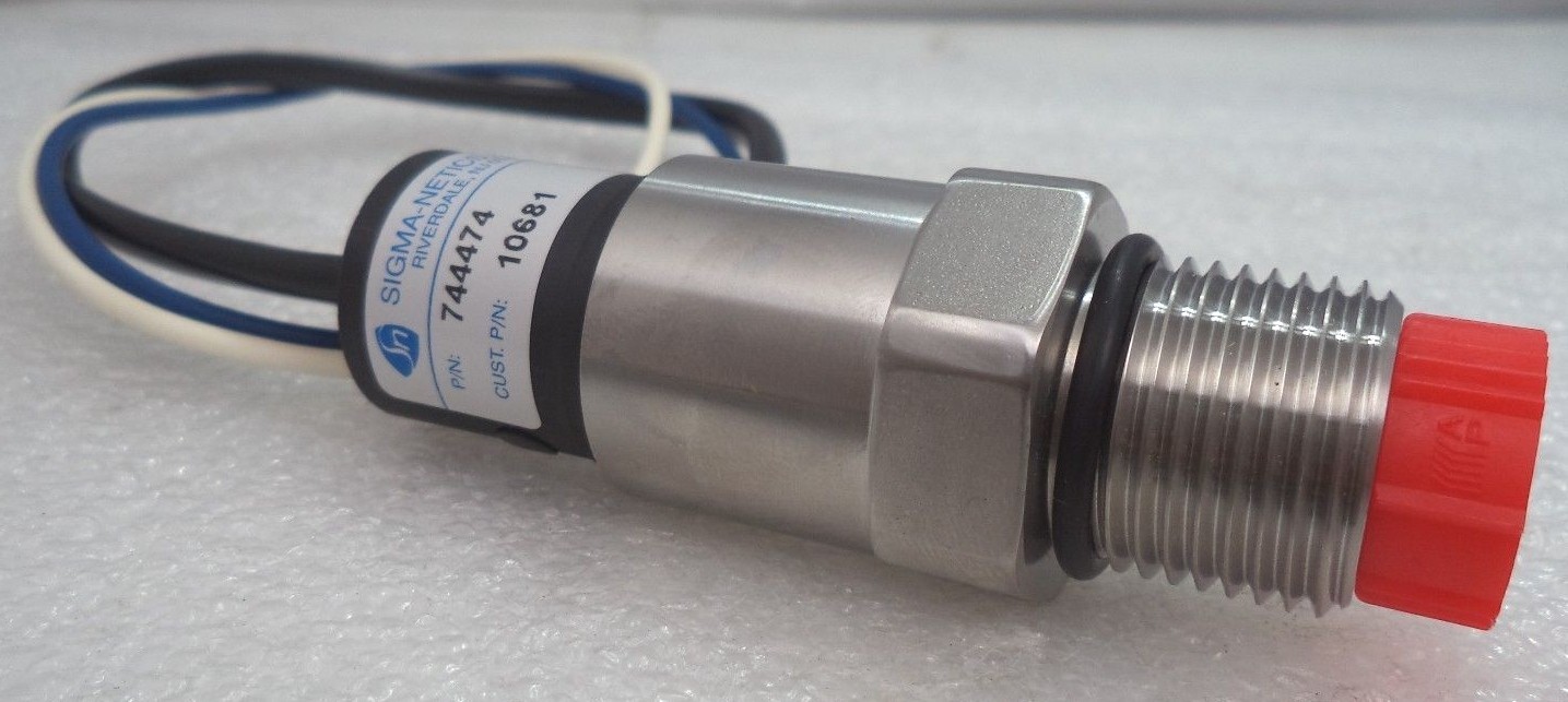 SIGMA-NETICS 744-S FEMALE HEAVY DUTY PRESSURE SWITCH, P/N SIGMA-NETICS 744-S FEMALE HEAVY DUTY PRESSURE SWITCH, P/N